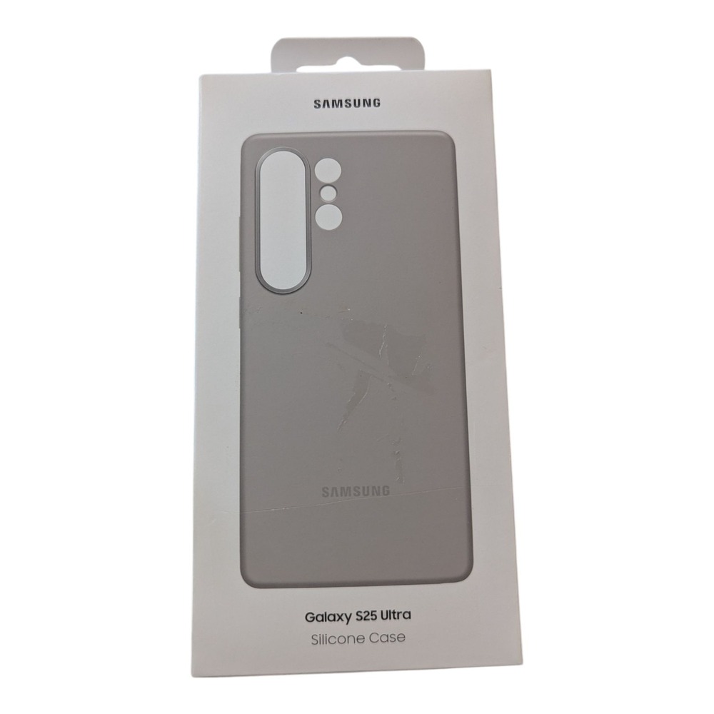K1. GENUINE Samsung Silicone‎ Cover Case Galaxy S25 Ultra EF-PS938CJEGUS - Gray